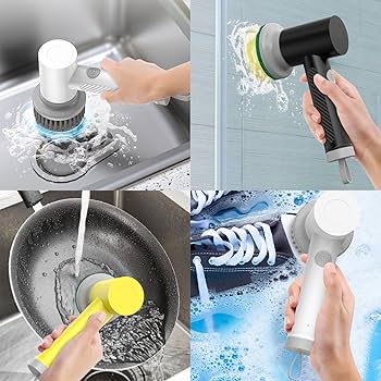 Handheld Multifunctional Electric Cleaning Brush