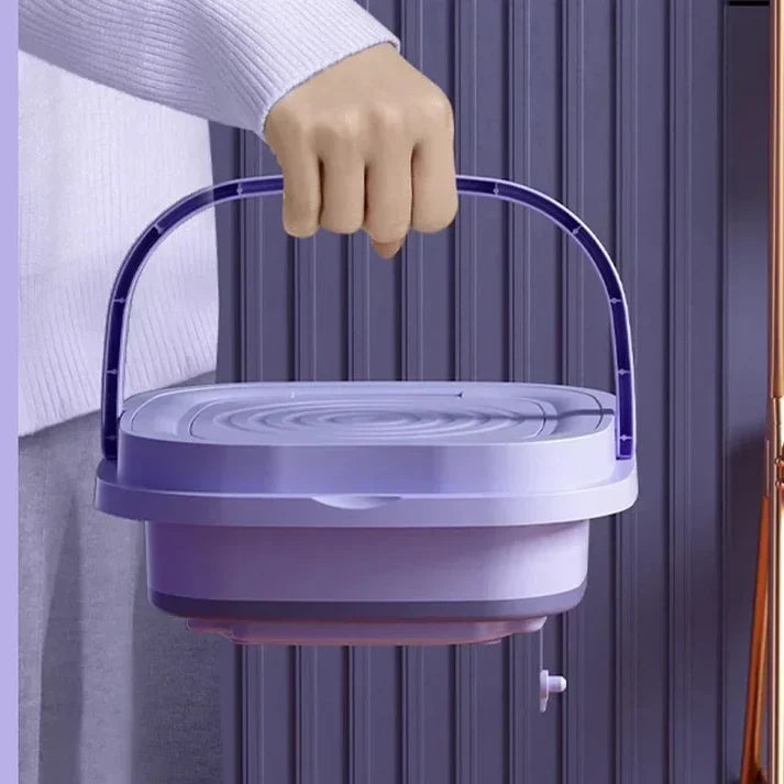 Portable Foldable Washing Machine Mini Laundry Washer with Spin Dryer