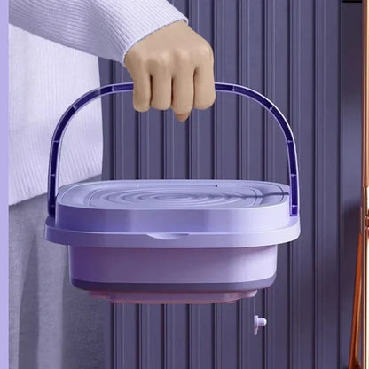 Portable Foldable Washing Machine Mini Laundry Washer with Spin Dryer