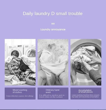 Portable Foldable Washing Machine Mini Laundry Washer with Spin Dryer
